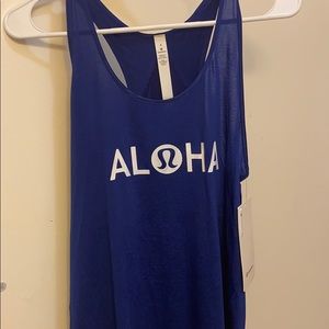 Lululemon Aloha Essential Tank Pleated size 4